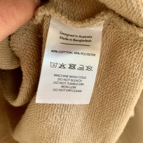 SASKI COLLECTION cropped tan hoodie - Picture 12 of 16